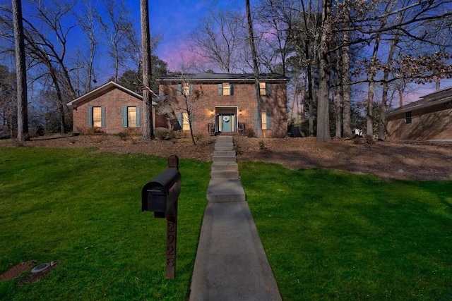 2928 Foxhall Cir, Augusta, GA 30907 - colonial house with brick siding and a front lawn