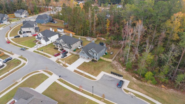 drone / aerial view featuring a residential view