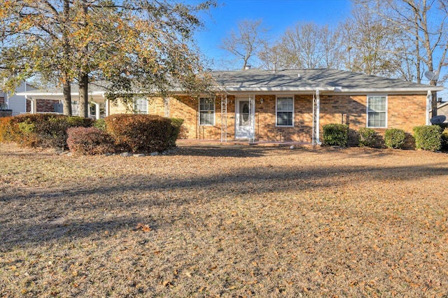 view of ranch-style house