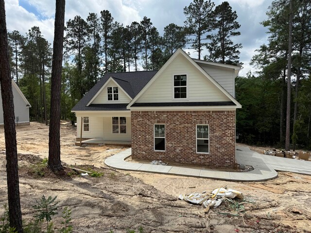 1009 Ferndown Ct, Aiken, SC 29803 - back of property with brick siding