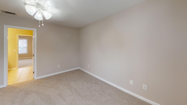 135 Coach Ln, Augusta, GA 30907 - empty room featuring baseboards, visible vents, and light colored carpet