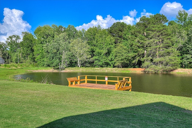 909 Kay Pl, Grovetown, GA 30813 - view of grassy yard featuring a water view and a view of trees