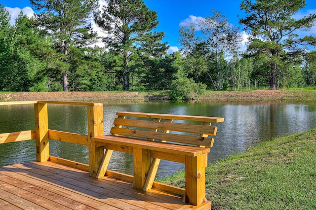 909 Kay Pl, Grovetown, GA 30813 - dock area featuring a water view