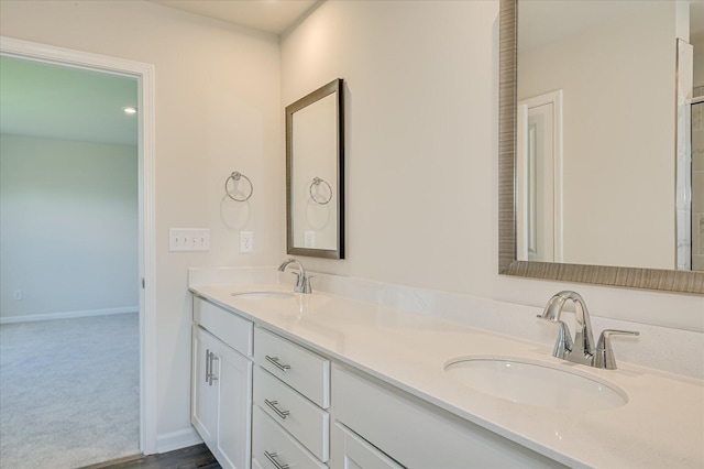 909 Kay Pl, Grovetown, GA 30813 - full bathroom featuring double vanity and baseboards