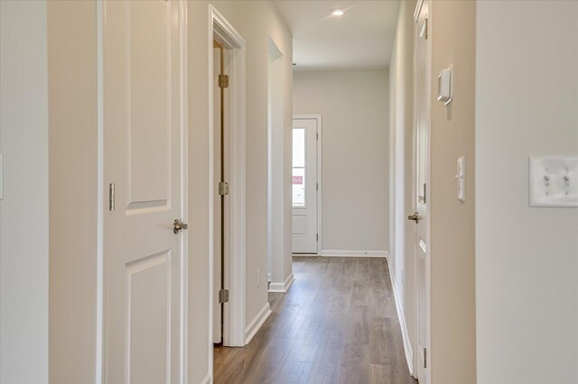 909 Kay Pl, Grovetown, GA 30813 - hall with wood finished floors and baseboards