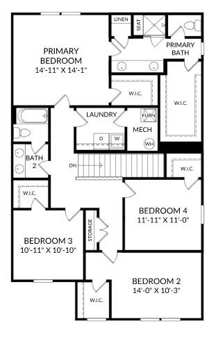 909 Kay Pl, Grovetown, GA 30813 - view of property floor plan