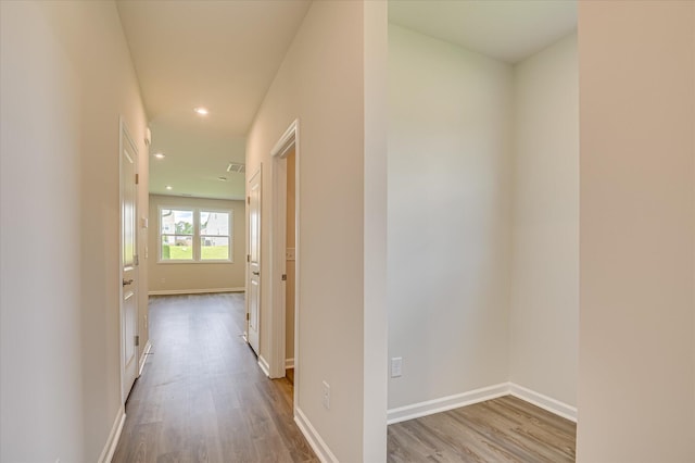 909 Kay Pl, Grovetown, GA 30813 - hall featuring wood finished floors and recessed lighting