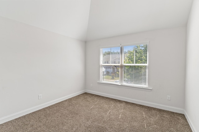 207 Hazelwood Ct, Grovetown, GA 30813 - carpeted empty room with baseboards and vaulted ceiling