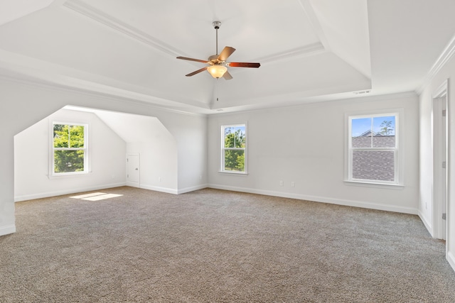 207 Hazelwood Ct, Grovetown, GA 30813 - additional living space featuring carpet floors, ceiling fan, and baseboards