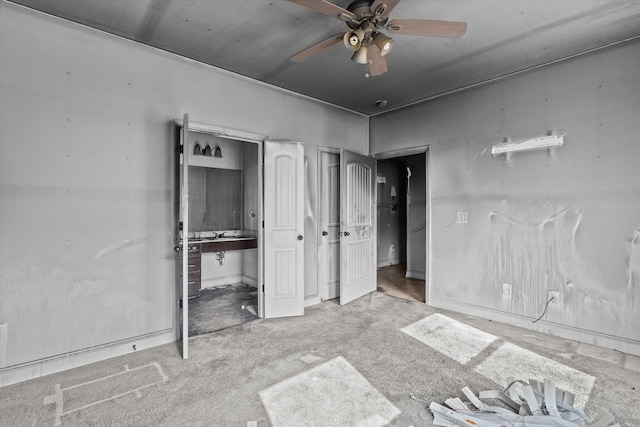220 Dripping Rock Pass, Grovetown, GA 30813 - unfurnished bedroom with carpet and ceiling fan