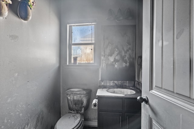 220 Dripping Rock Pass, Grovetown, GA 30813 - half bathroom with vanity and toilet