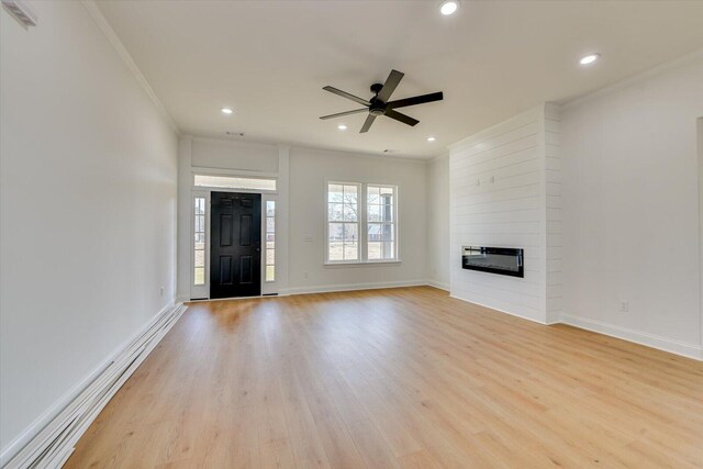 view of unfurnished living room