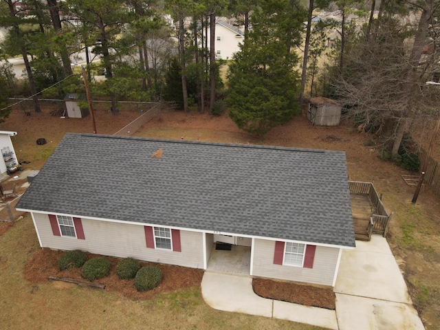 drone / aerial view