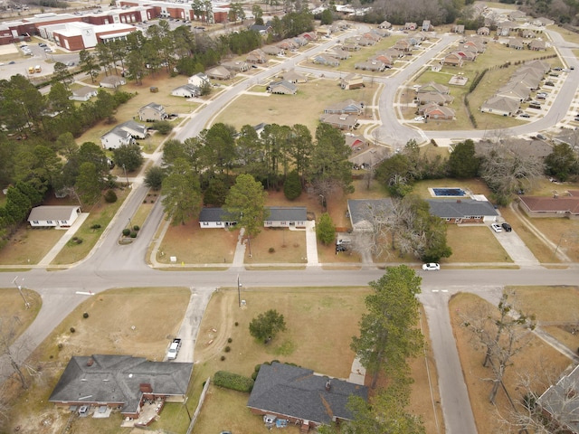 bird's eye view featuring a residential view
