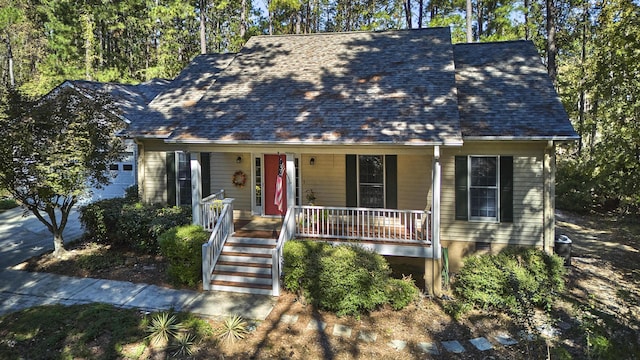 403 Sawgrass Cv, Mccormick, SC 29835 - cape cod-style house with covered porch and stairs