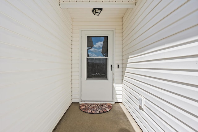 view of entrance to property