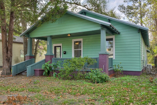 bungalow with a porch