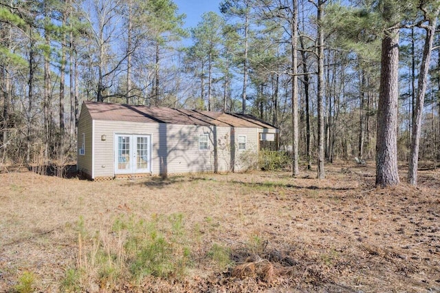 7419 Fullbright Rd, Appling, GA 30802 - view of outdoor structure featuring french doors
