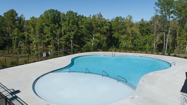 1254 Birch Cir, Grovetown, GA 30813 - community pool featuring a forest view