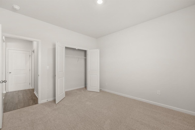 1254 Birch Cir, Grovetown, GA 30813 - unfurnished bedroom featuring carpet, a closet, and recessed lighting
