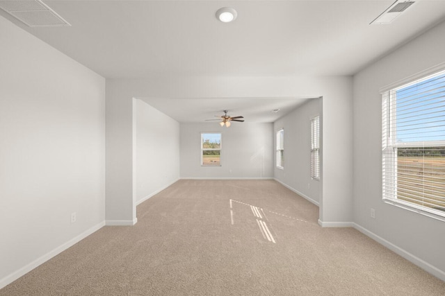 1254 Birch Cir, Grovetown, GA 30813 - empty room with light carpet and ceiling fan