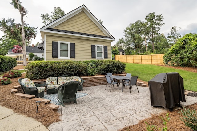 707 Hickman Rd, Augusta, GA 30904 - view of patio featuring a grill, an outdoor hangout area, and outdoor dining area