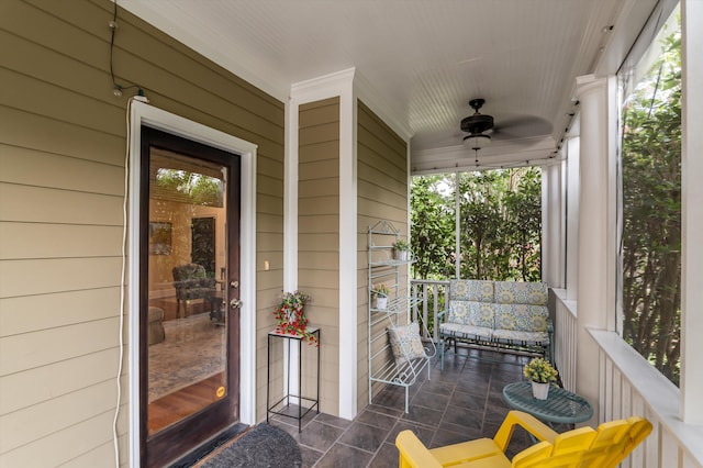 707 Hickman Rd, Augusta, GA 30904 - porch featuring ceiling fan