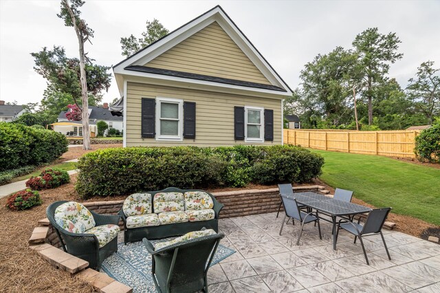 707 Hickman Rd, Augusta, GA 30904 - view of patio with an outdoor living space and outdoor dining space