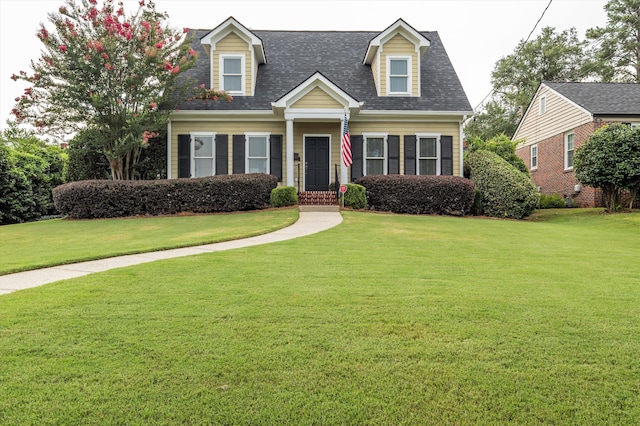 707 Hickman Rd, Augusta, GA 30904 - cape cod house with a front yard and a shingled roof