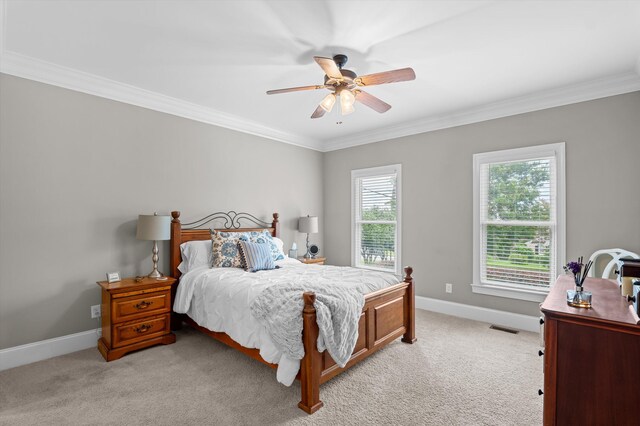 707 Hickman Rd, Augusta, GA 30904 - bedroom with vaulted ceiling, light colored carpet, and a ceiling fan