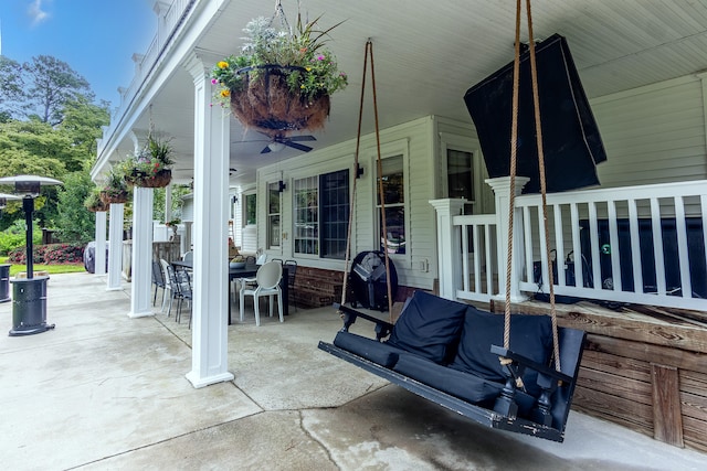 view of patio / terrace featuring outdoor dining space