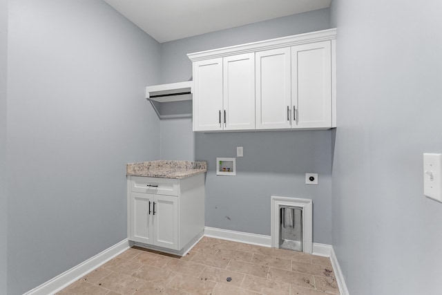 3067 Rosewood Dr, Evans, GA 30809 - washroom featuring cabinet space, electric dryer hookup, and washer hookup