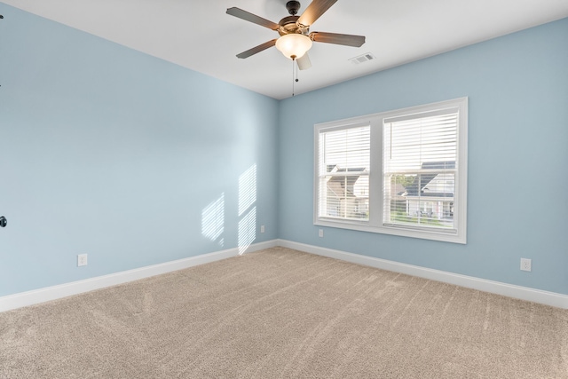 3067 Rosewood Dr, Evans, GA 30809 - empty room featuring ceiling fan and light colored carpet