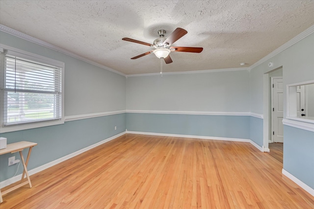 103 Adams Ln, Grovetown, GA 30813 - spare room featuring wood finished floors, ceiling fan, and a textured ceiling