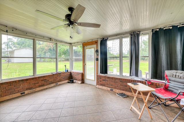 103 Adams Ln, Grovetown, GA 30813 - sunroom featuring a ceiling fan and healthy amount of natural light