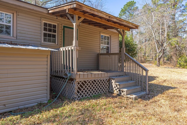 view of deck