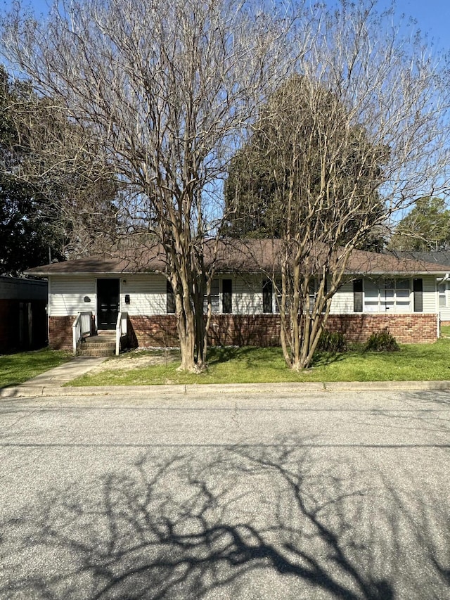 view of ranch-style home