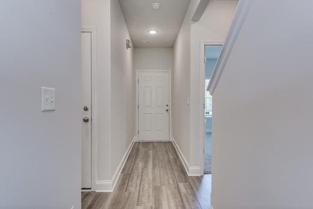 1056 Candleberry Dr, Grovetown, GA 30813 - hallway with wood finished floors and baseboards