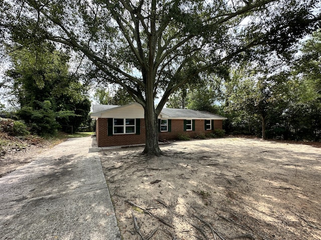 view of ranch-style home