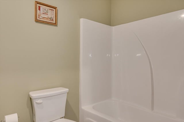 bathroom with  shower combination and toilet