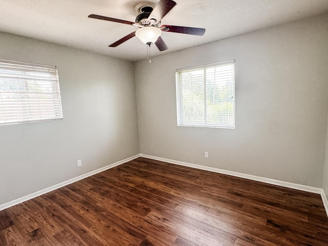 2255 Walden Dr, Augusta, GA 30904 - empty room with plenty of natural light, baseboards, and wood finished floors