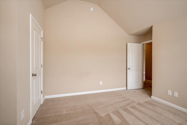 2083 Willhaven Dr, Augusta, GA 30909 - unfurnished bedroom with vaulted ceiling, carpet flooring, and baseboards