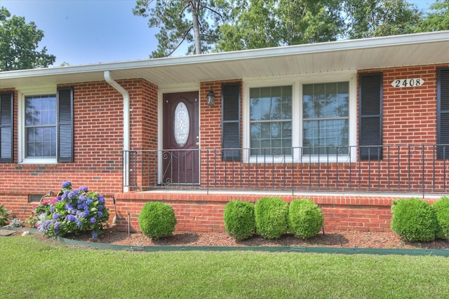 2408 Forest Park Rd, Augusta, GA 30904 - entrance to property with brick siding