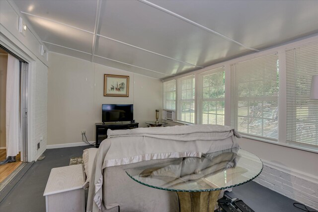 2408 Forest Park Rd, Augusta, GA 30904 - bedroom with vaulted ceiling and cooling unit