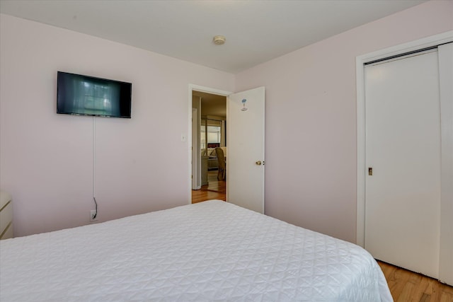 2408 Forest Park Rd, Augusta, GA 30904 - bedroom with light wood-style flooring and a closet