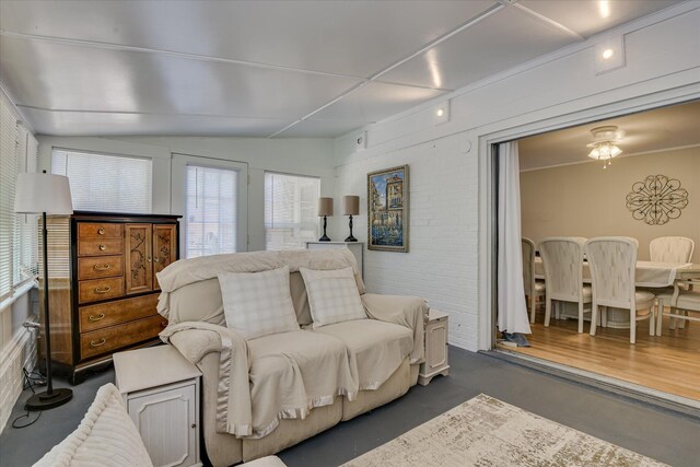 2408 Forest Park Rd, Augusta, GA 30904 - living area with concrete floors