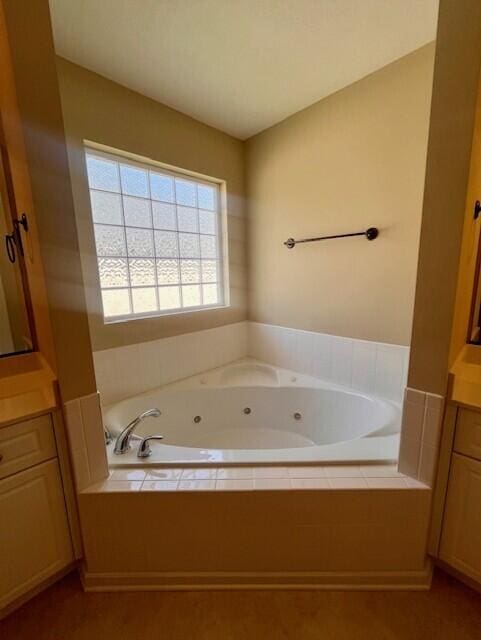 510 Lory Ln, Grovetown, GA 30813 - full bathroom featuring plenty of natural light, vanity, and a whirlpool tub