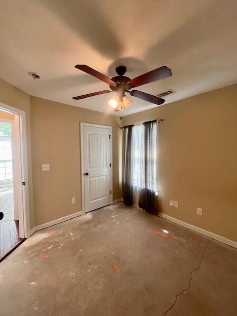 510 Lory Ln, Grovetown, GA 30813 - unfurnished room featuring ceiling fan and baseboards