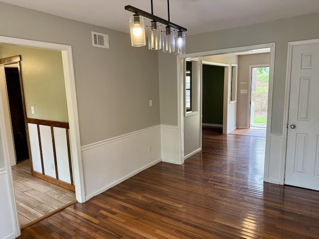 3777 Pine Ridge Run, Martinez, GA 30907 - unfurnished dining area with wood-type flooring and baseboards