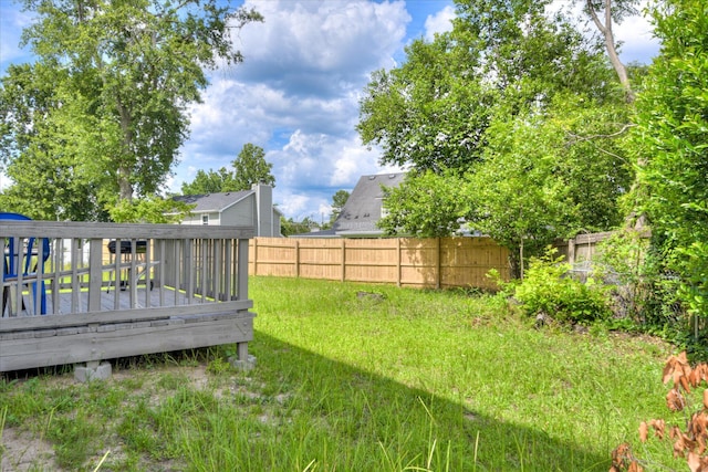2904 Pleasant Ct, Augusta, GA 30907 - fenced backyard featuring a deck